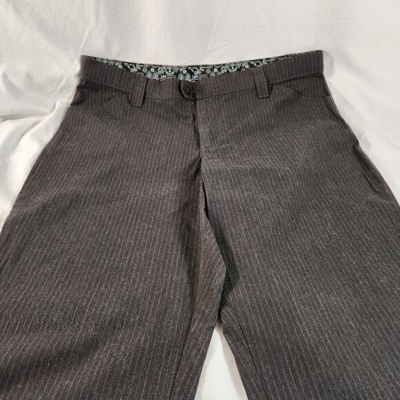Lee Pants - Lee Women's Comfort Waistband Pants Black with Striped 16P Sz Petite 16 Pockets